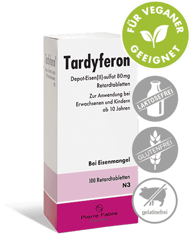 Tardyferon gegen Eisemangel